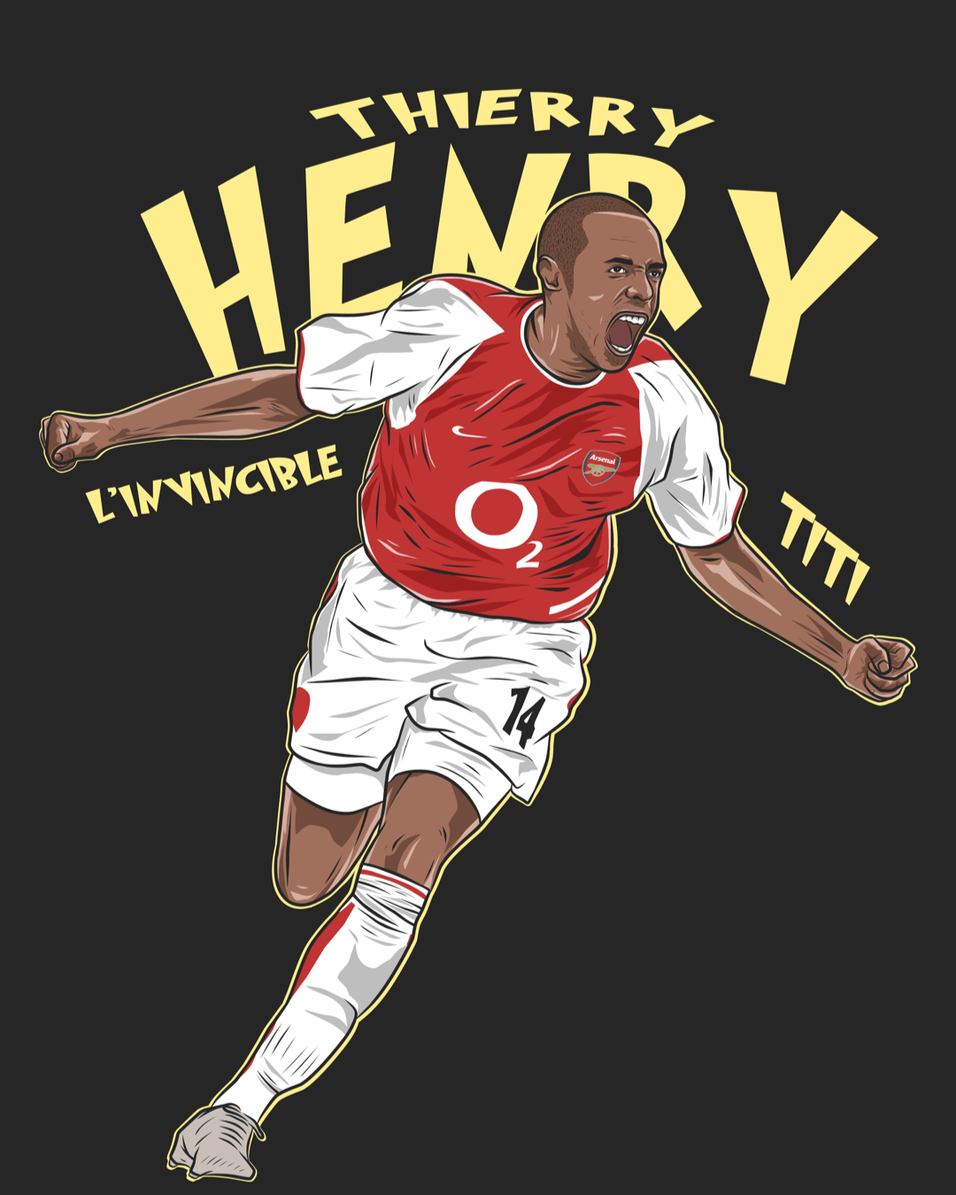 Thierry Henry tee - Enigma Football