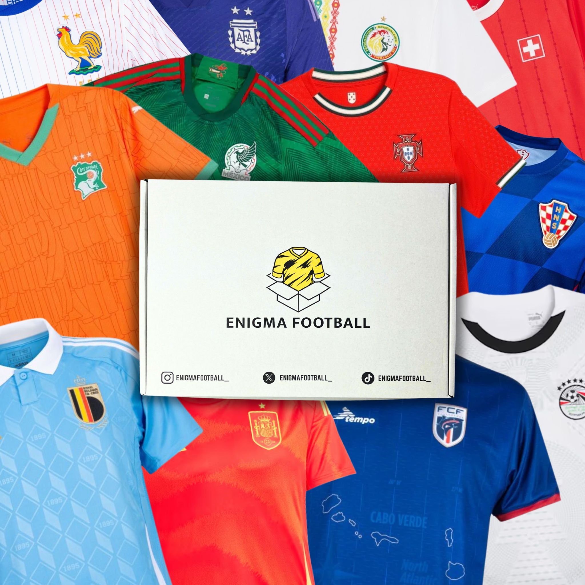 Kids World Cup Mystery Football Shirt Box