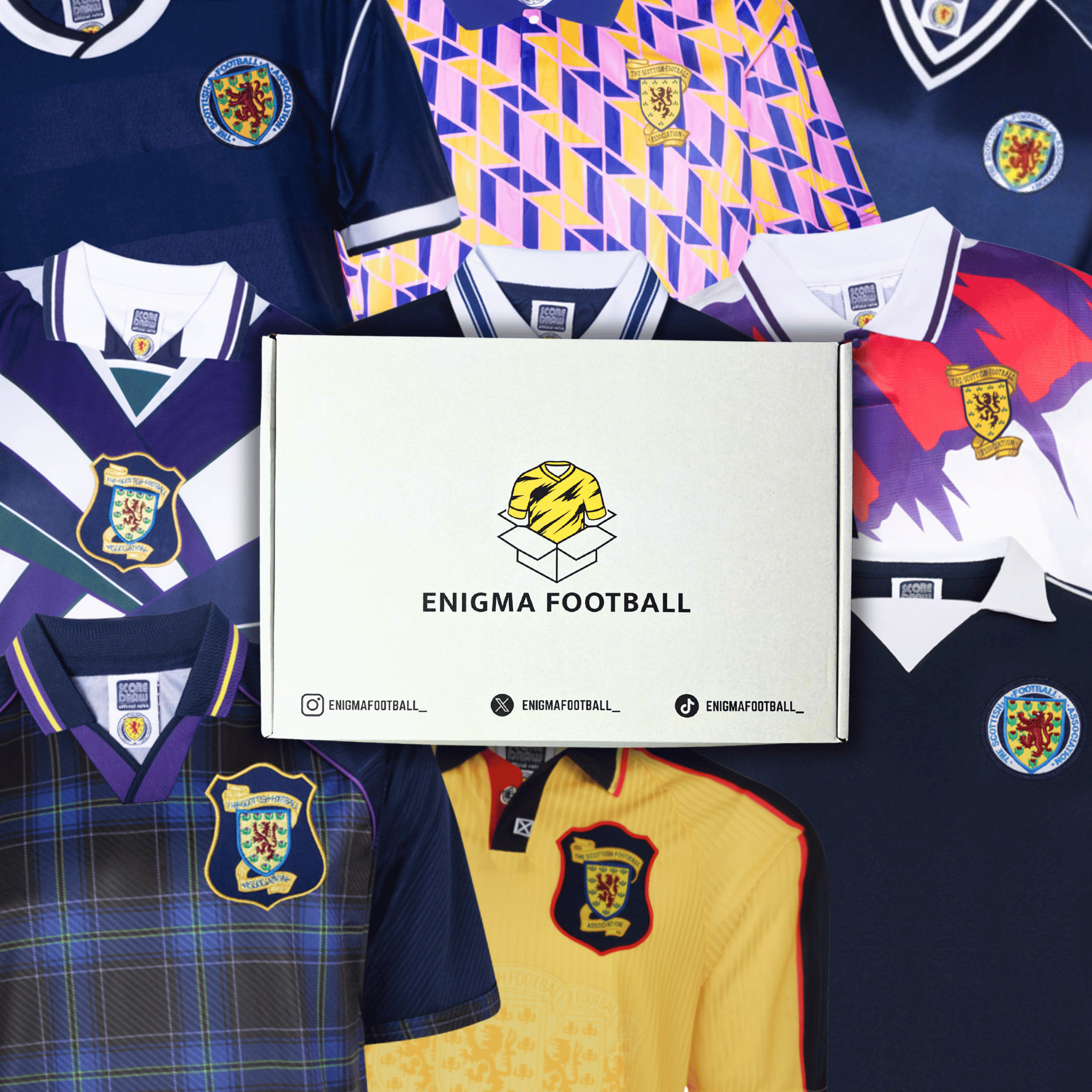 Retro Scotland Mystery Football Shirt Box