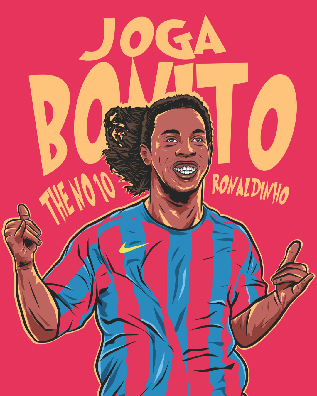 Barcelona Ronaldinho football shirt design - Enigma Football