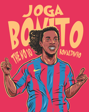 Load image into Gallery viewer, Barcelona Ronaldinho football shirt design - Enigma Football
